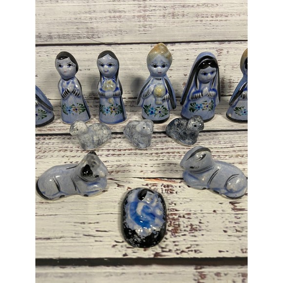 Mexican Nativity Set, Made in Mexico - Picture 3 of 4